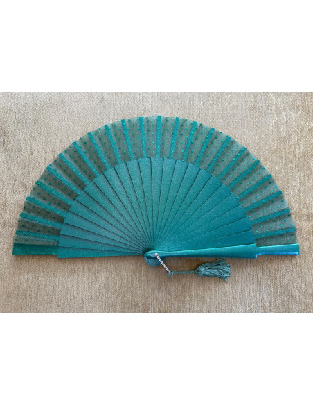 Abanico tul plumeti colores