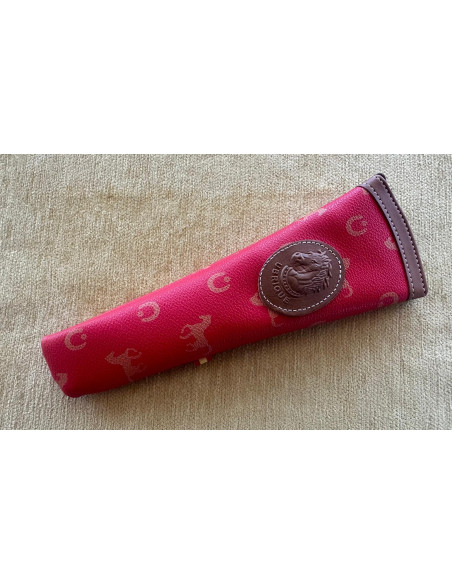 Funda abanico piel