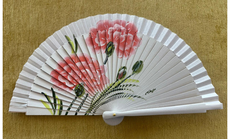 Abanico rosas