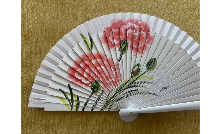 Abanico rosas