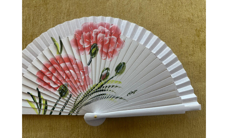 Abanico rosas