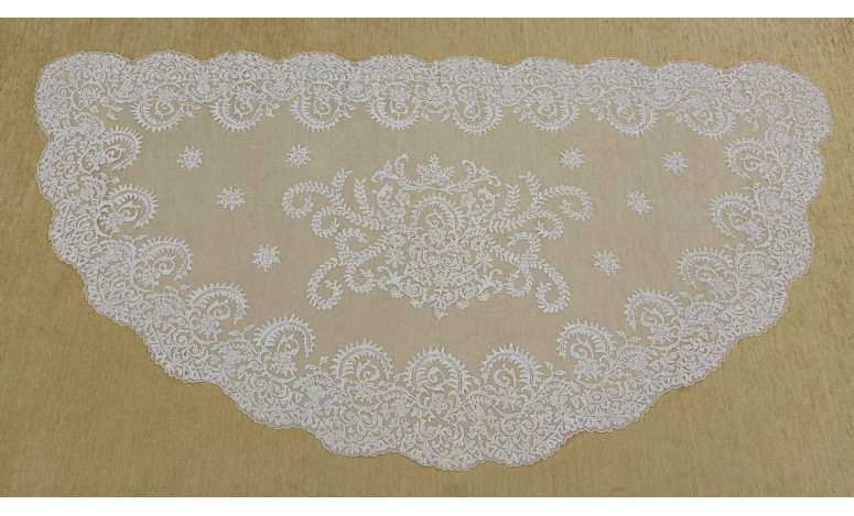 Mantilla media luna 75*150