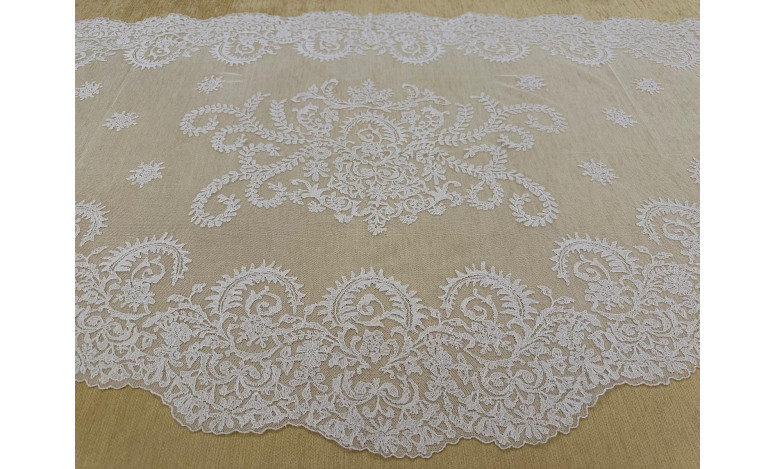 Mantilla media luna 75*150