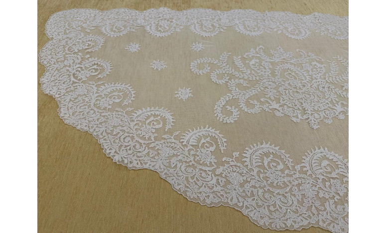 Mantilla media luna 75*150