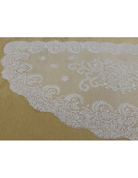 Mantilla media luna 75*150