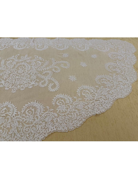 Mantilla media luna 75*150