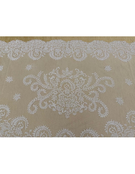 Mantilla media luna 75*150
