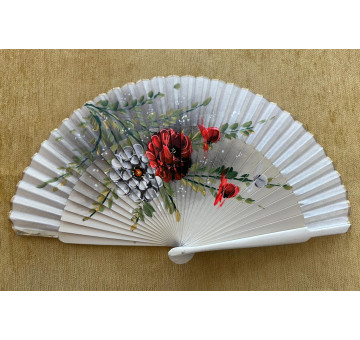 Abanico rosas