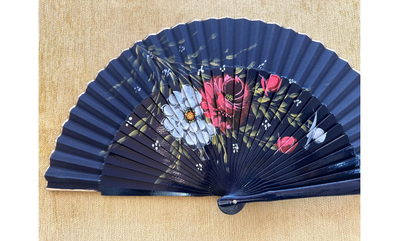 Abanico rosas