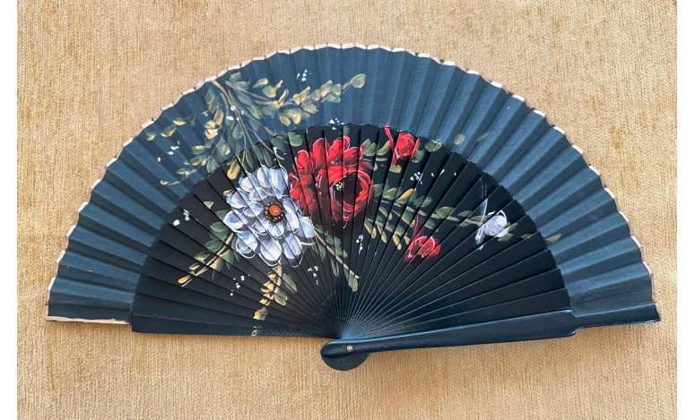 Abanico rosas
