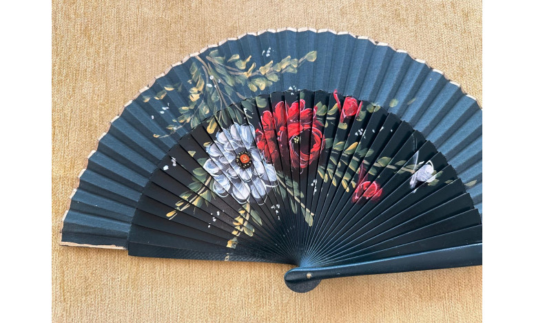 Abanico rosas