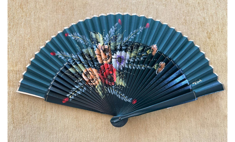 Abanico rosas
