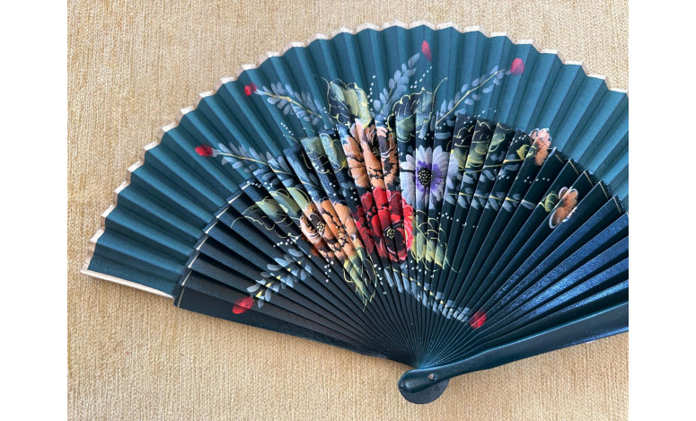 Abanico rosas