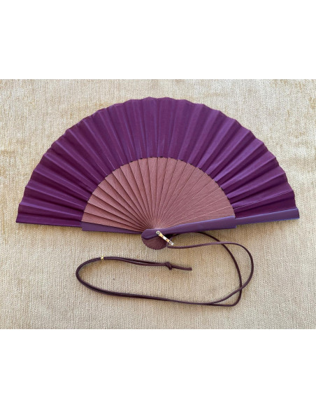 Abanico bolso liso con colgador