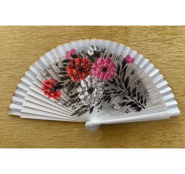 Abanico bolso flores 2