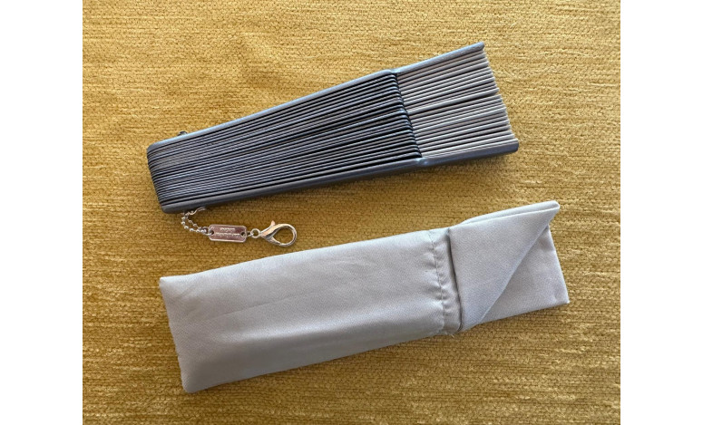 Abanico mini plata