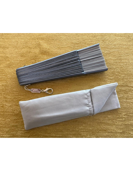Abanico mini plata