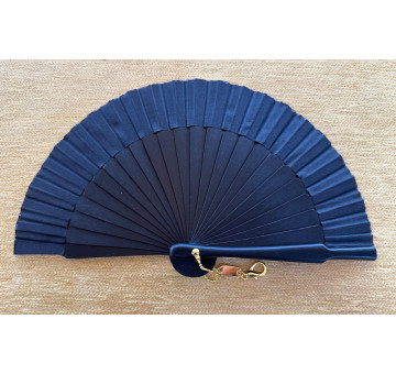 Abanico mini seda negro 2