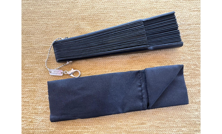 Abanico bolso seda