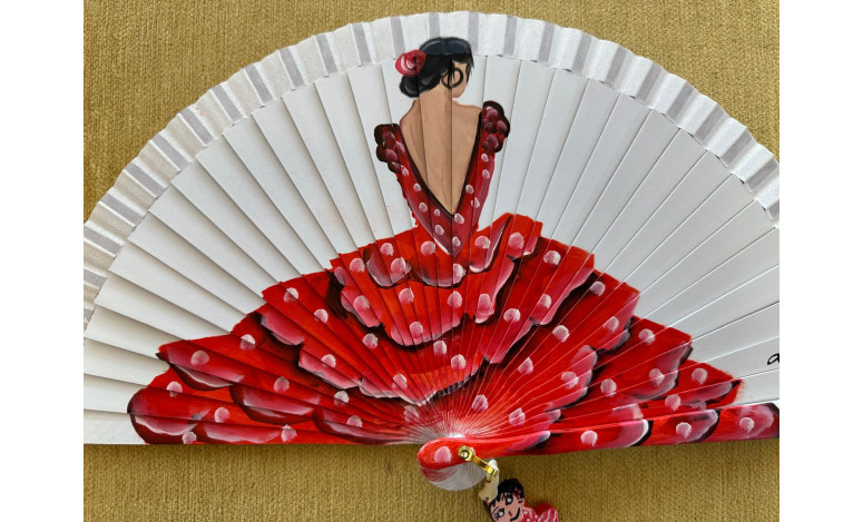 Abanico flamenca