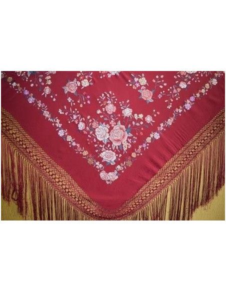 Mantón mano seda 140cm