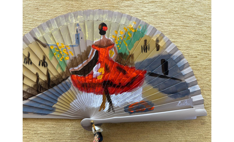 Abanico flamenca