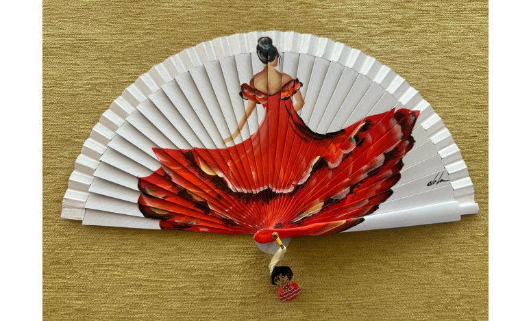 Abanico flamenca