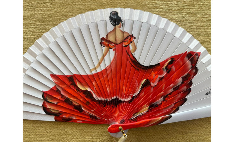 Abanico flamenca