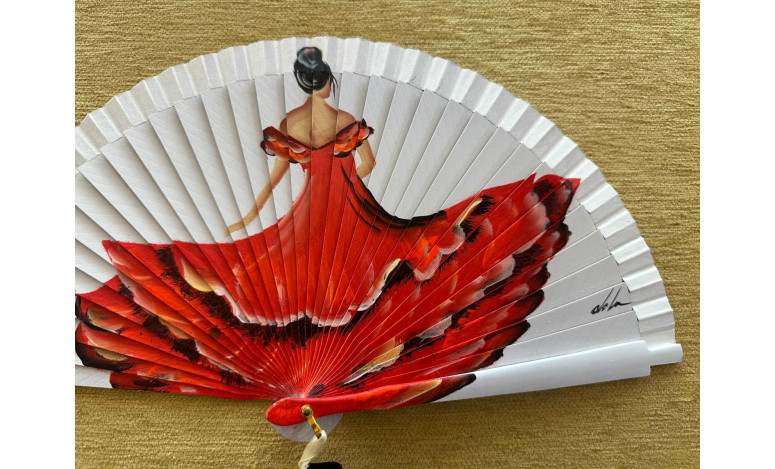 Abanico flamenca