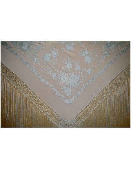 Mantón mano seda 140cm