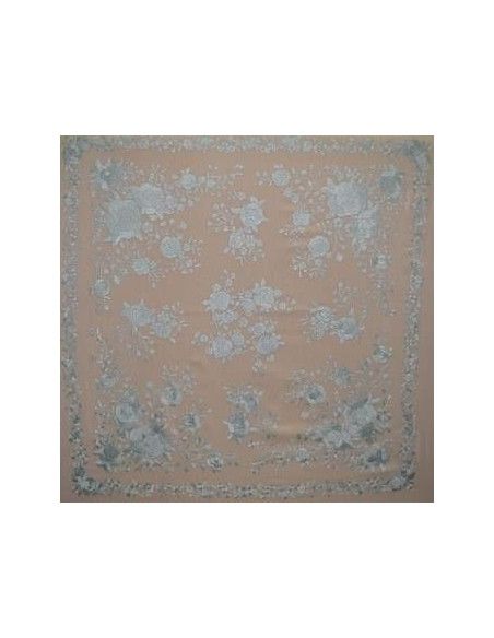 Mantón mano seda 140cm
