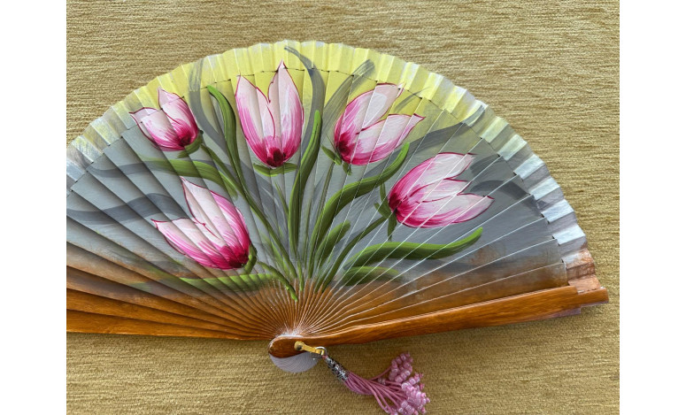 Abanico flores