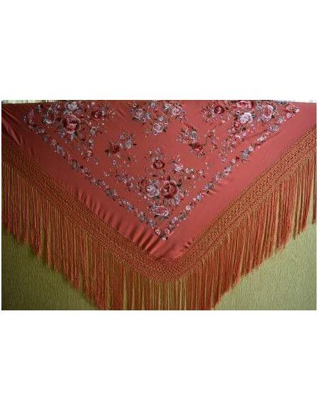 Mantón mano seda 140cm