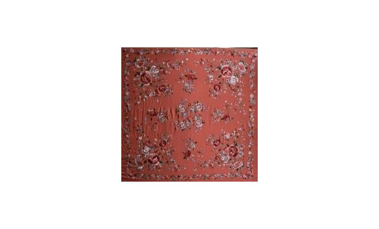 Mantón mano seda 140cm
