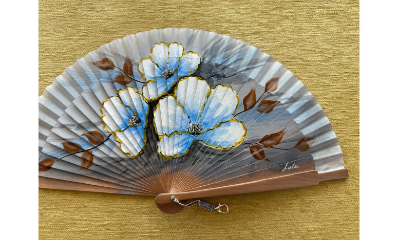 Abanico flores