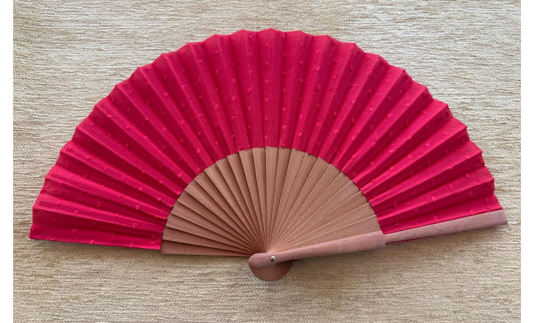Abanico plumeti rojo