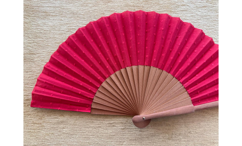 Abanico plumeti rojo
