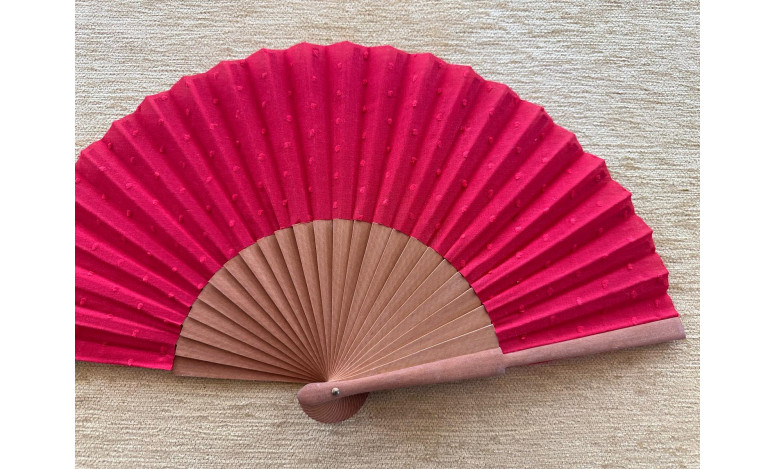 Abanico plumeti rojo