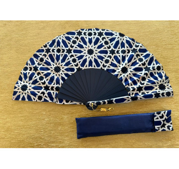 Abanico seda arabesco 23cm