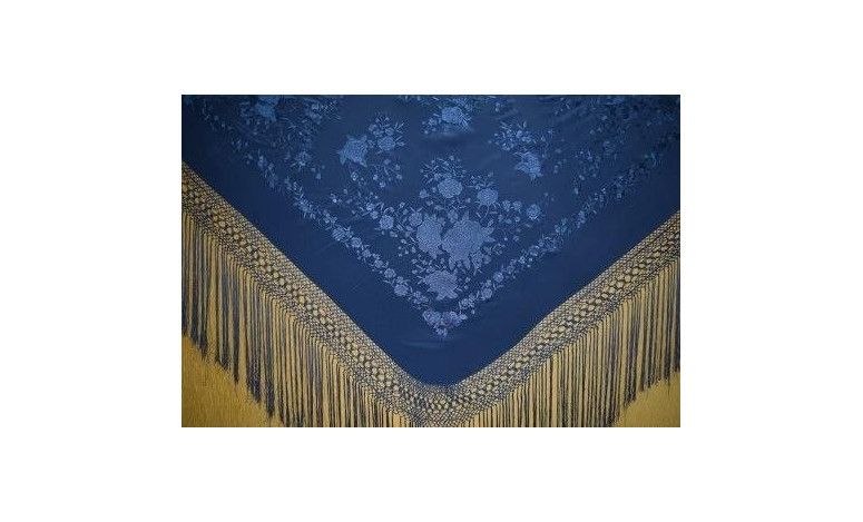 Mantón mano seda 140cm