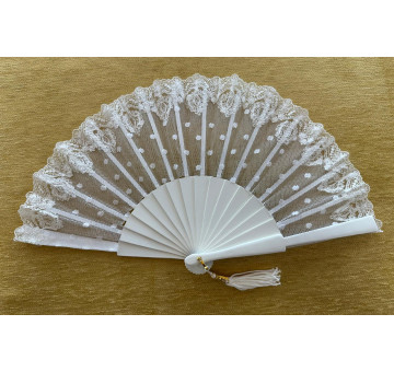 Abanico novia plumeti
