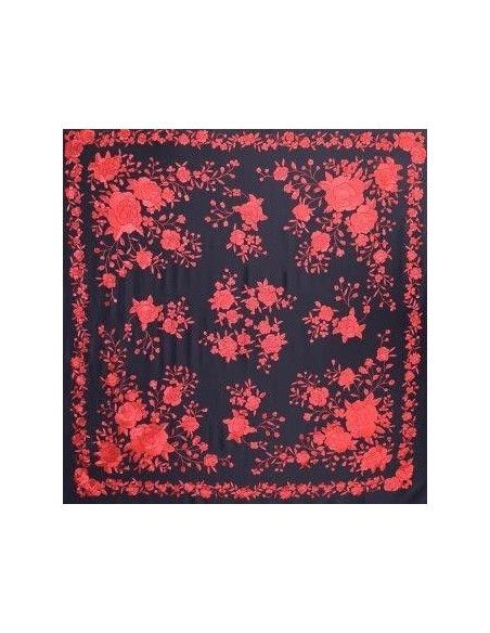 Mantón mano seda 140cm