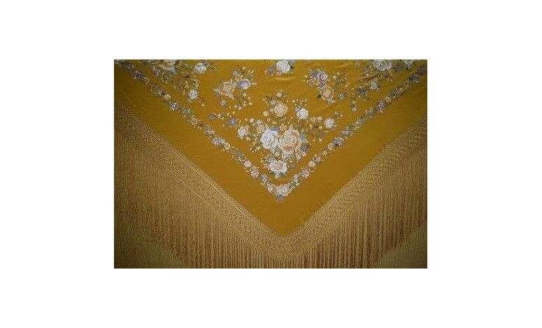 Mantón mano seda 140cm