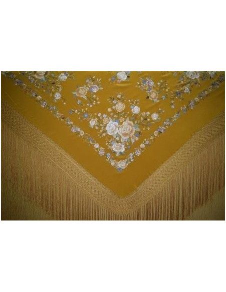 Mantón mano seda 140cm