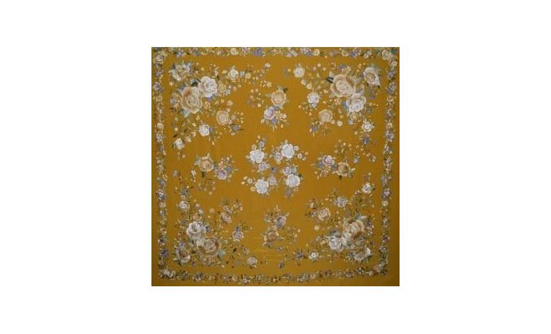 Mantón mano seda 140cm