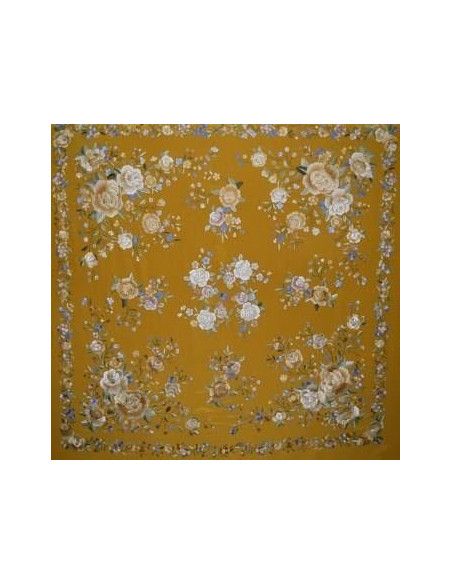 Mantón mano seda 140cm