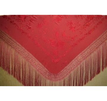 Mantón mano seda 140cm 2