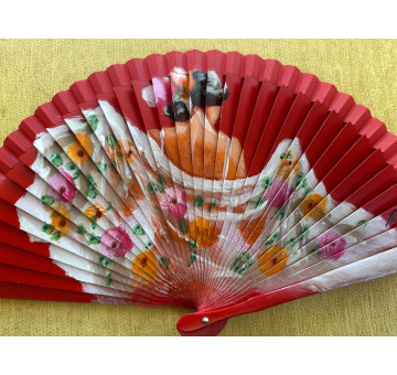 Abanico flamenca mantón 2