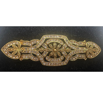 Broche mantilla plata