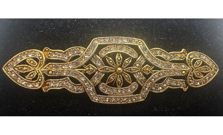 Broche mantilla plata